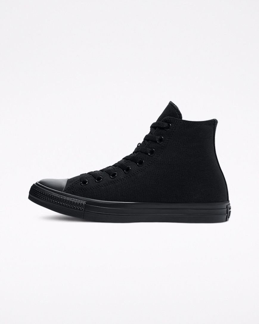 Men's Converse Chuck Taylor All Star Classic High Top Shoes Black | AU E6380V